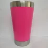 Copo Térmico 473ml COM TAMPA E Abridor Inox Para Quente e Gelado - Rosa Neon 473ml