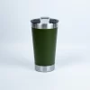Copo Térmico 473ml COM TAMPA E Abridor Inox Para Quente e Gelado - Verde 473ml