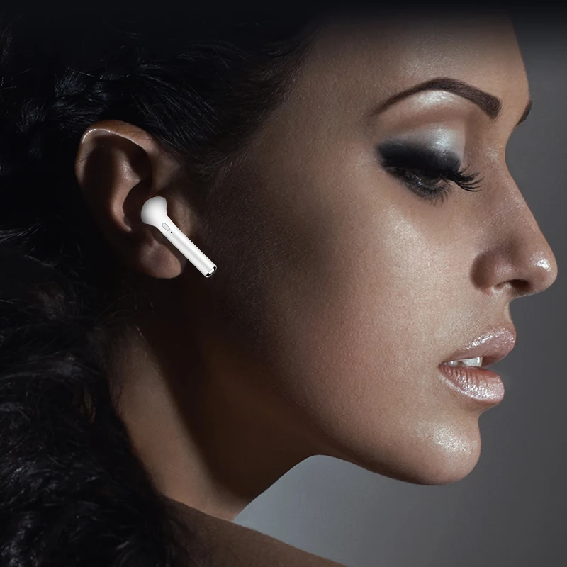 Fone de ouvido sem fio Bluetooth 5.0 i7mini TWS com microfone para iphone Android - Imagem 3