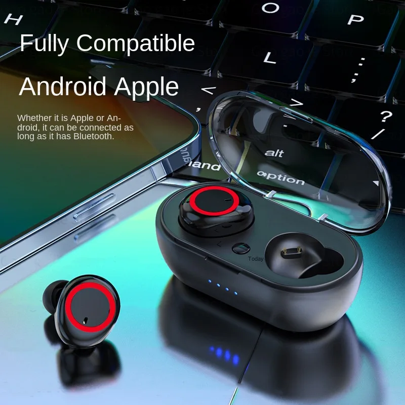 Fone de ouvido sem fio tws controle de toque - Imagem 3