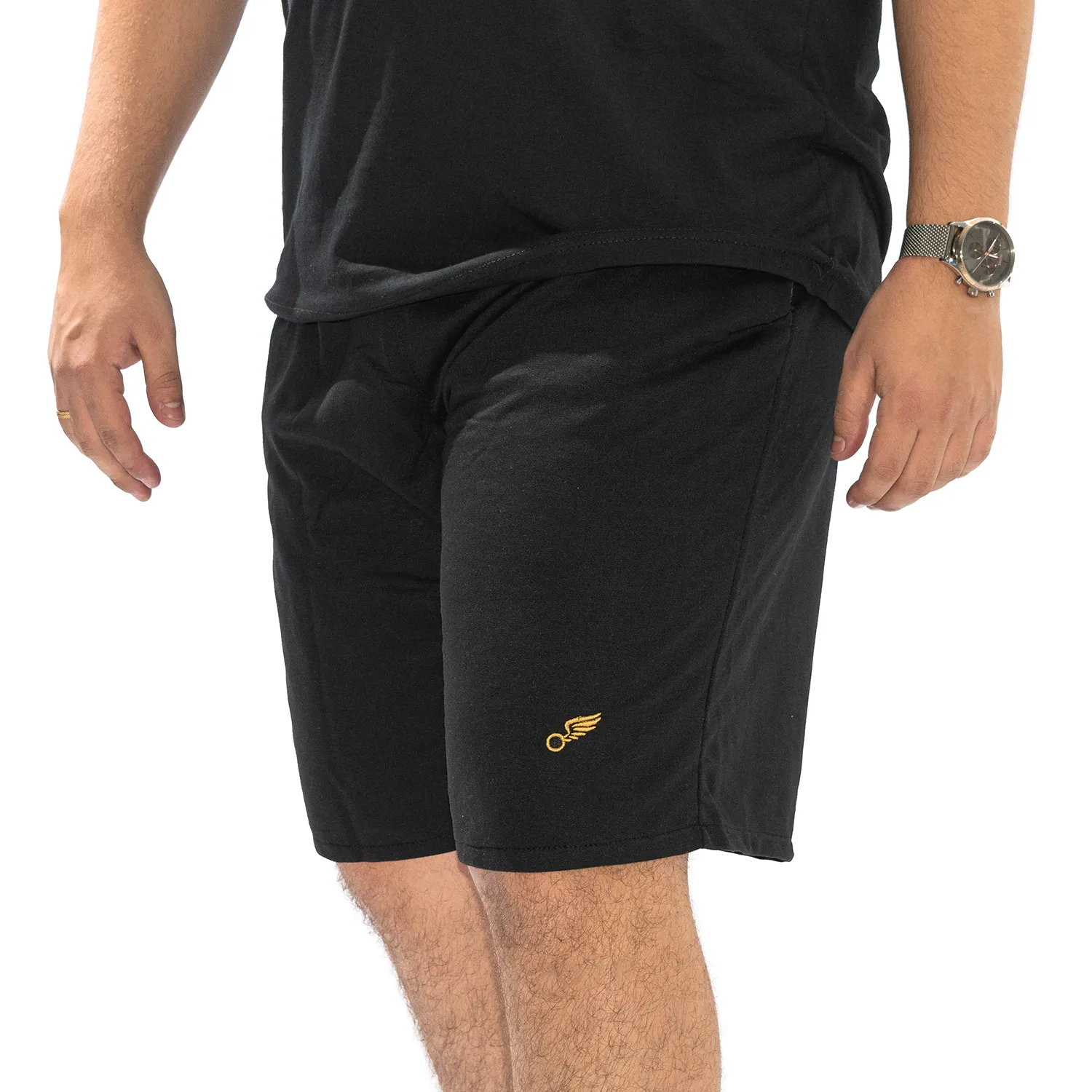 Kit 2 Bermudas de Moletom Shorts Top Barato Academia Treino Masculino 3 bolsos com Elastico e Cordão Praia Surf Adulto Atacado - Imagem 3