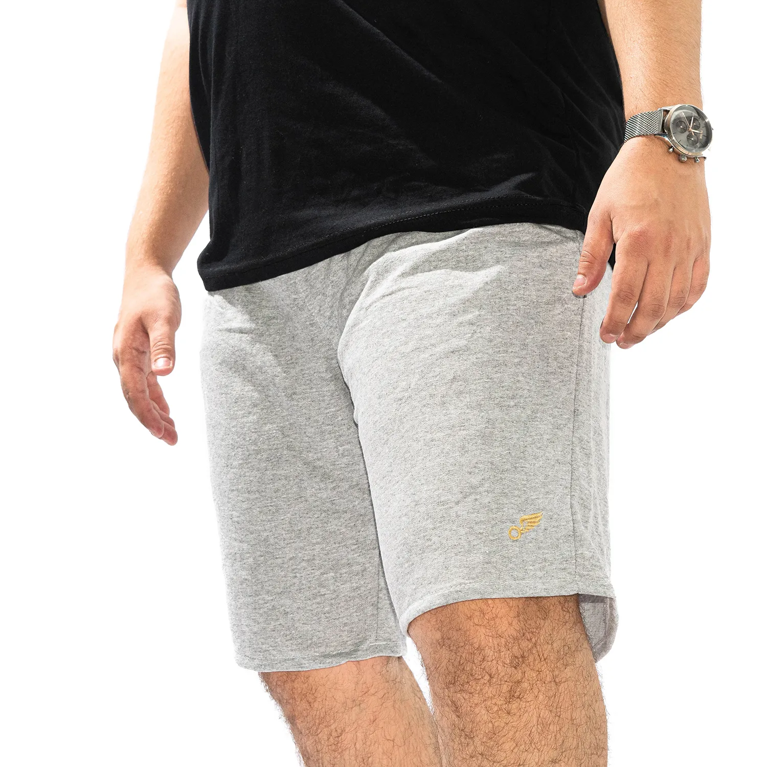 Kit 2 Bermudas de Moletom Shorts Top Barato Academia Treino Masculino 3 bolsos com Elastico e Cordão Praia Surf Adulto Atacado - Imagem 4