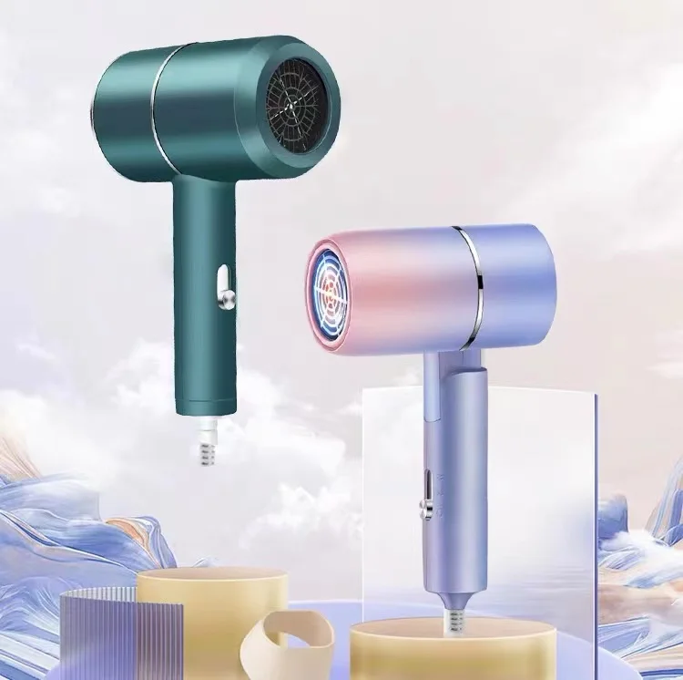 Secador De Cabelo Mini Portátil Dobrável simplemente para Viagem 110V - Imagem 2
