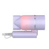 Secador De Cabelo Mini Portátil Dobrável simplemente para Viagem 110V - Rosa gradiente roxo