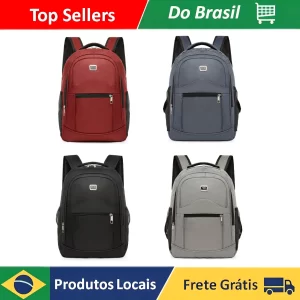 mochila de moda masculina enviar cor aleatória